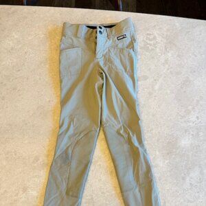 Kerrits Youth Riding Breeches – Size Large – Leather Knee Patch